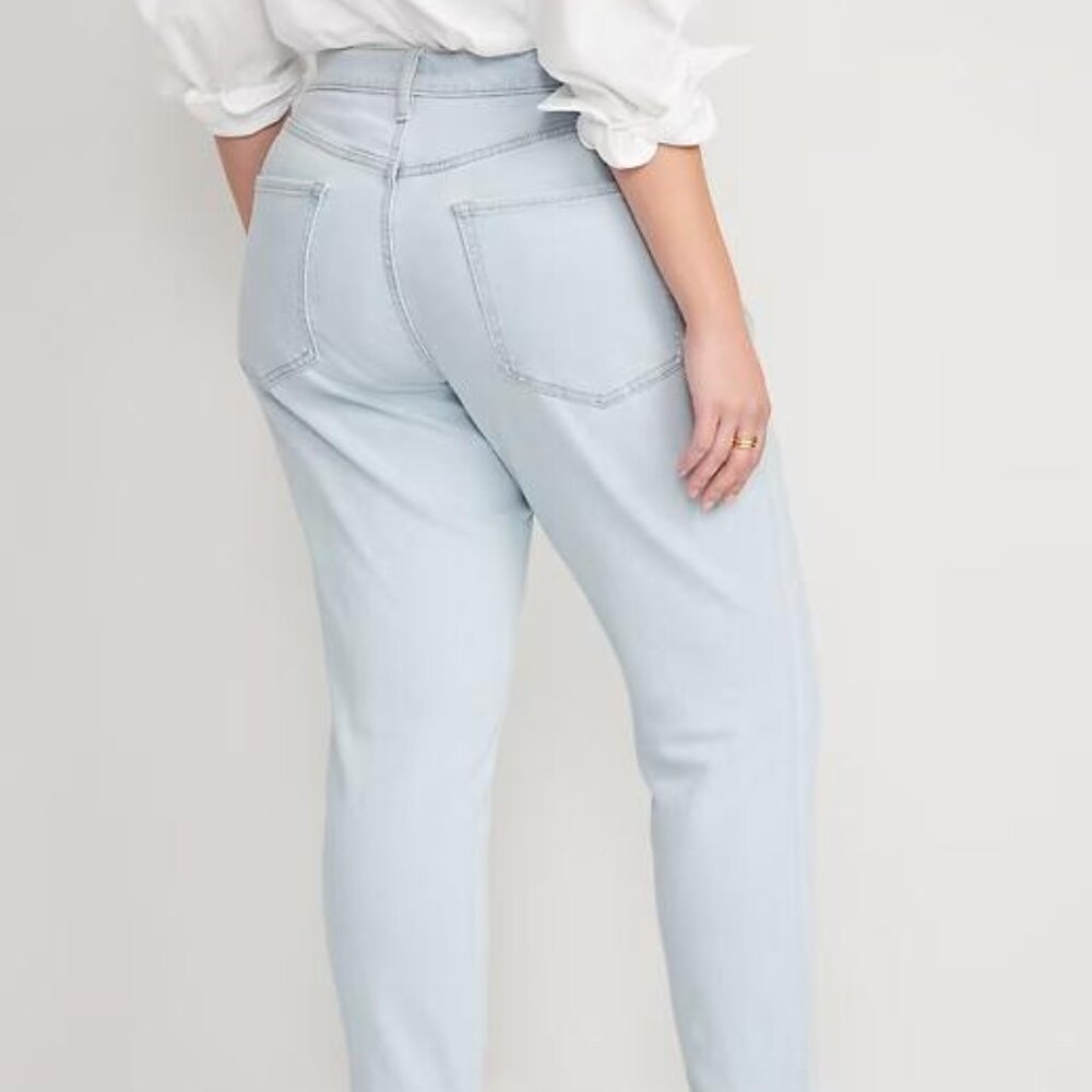 NWT Old Navy Curvy High-Waisted OG Straight Ankle Jeans - Picture 7 of 10